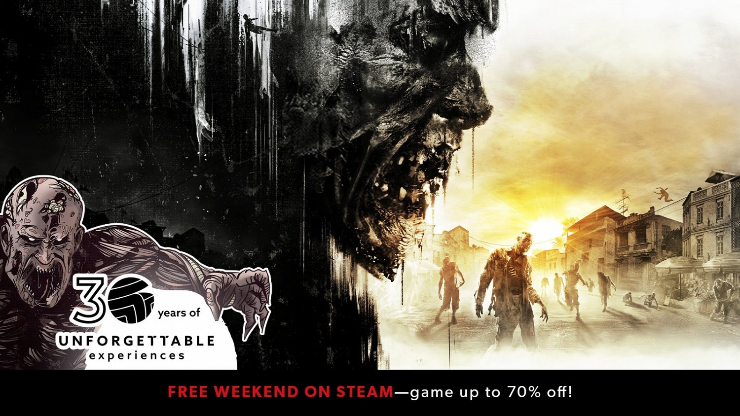 發行商成立30周年 Steam《垂死之光》初代免費玩