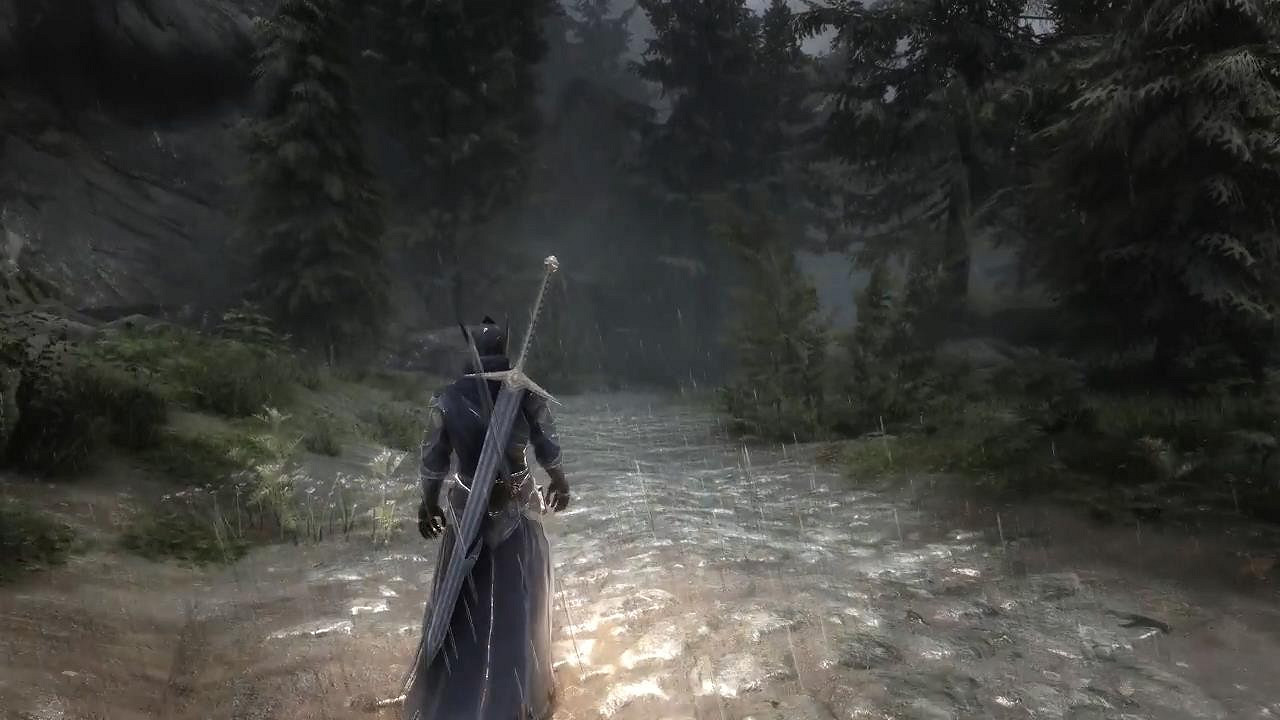 《上古卷軸5》加載1300個Mod 8K+光追展示 畫面大變樣 《上古卷軸5》加載1300個Mod 8K+光追展示 畫面大變樣