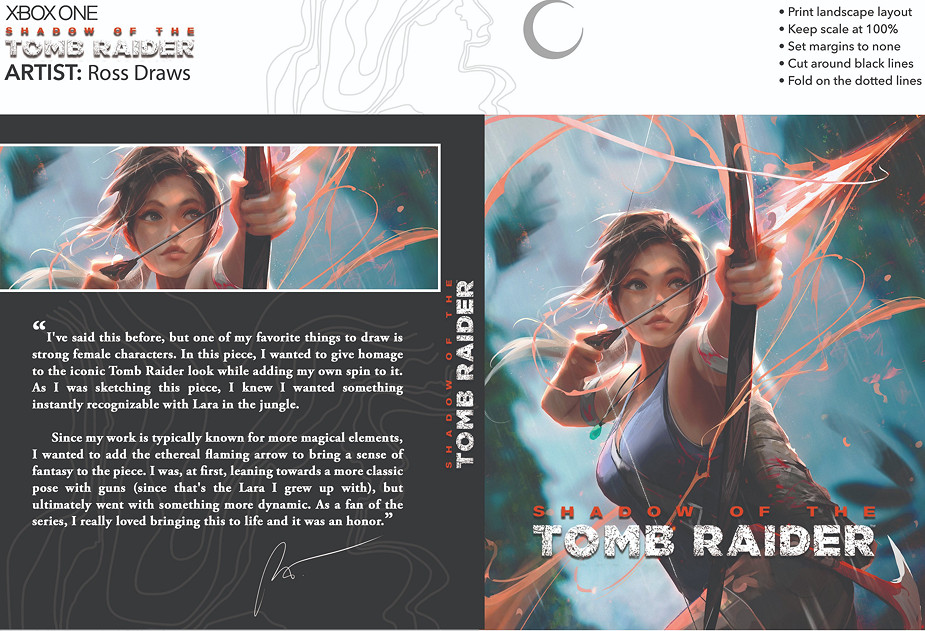 紀念25周年《古墓奇兵 暗影》官方發佈重繪版封面 紀念25周年《古墓奇兵 暗影》官方發佈重繪版封面