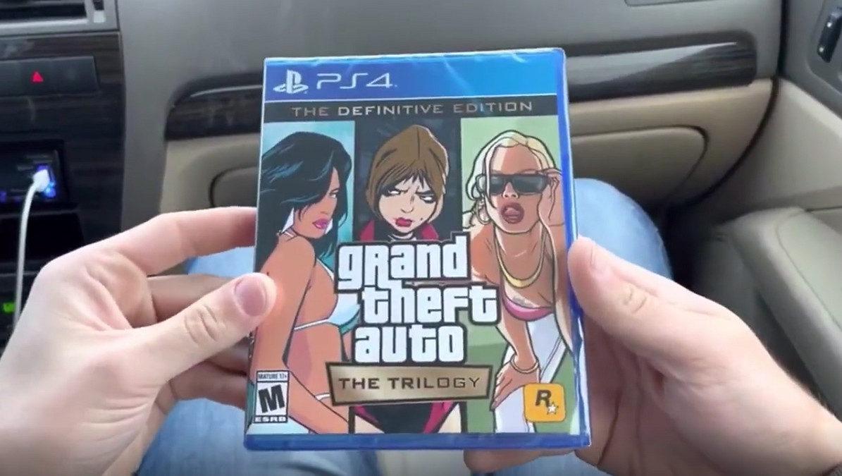 國外網友開箱《GTA三部曲:決定版》PS4實體版 不贈送手冊地圖 國外網友開箱《GTA三部曲:決定版》PS4實體版 不贈送手冊地圖