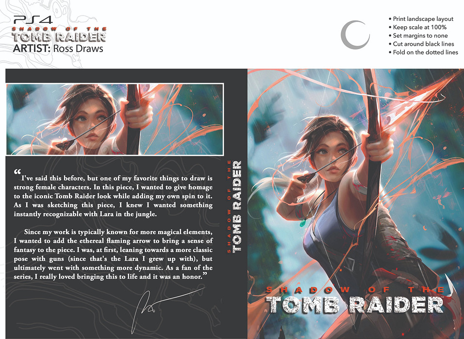 紀念25周年《古墓奇兵 暗影》官方發佈重繪版封面 紀念25周年《古墓奇兵 暗影》官方發佈重繪版封面