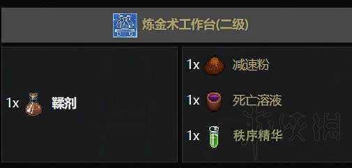 《守墓人》鍊金配方一覽 都有哪些鍊金配方？