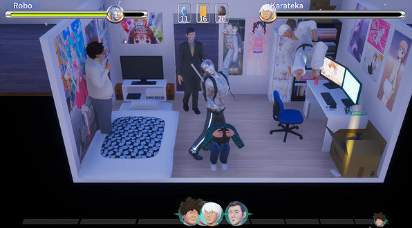 宅男沙雕清版格鬥遊戲《家裡蹲》上線Steam 明年4月發售 宅男沙雕清版格鬥遊戲《家裡蹲》上線Steam 明年4月發售