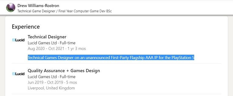 《毀滅全明星》工作室為PS5開發旗艦獨佔遊戲
