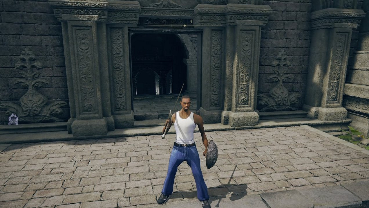 哦屑！聖安地列斯的CJ“參觀”老頭環