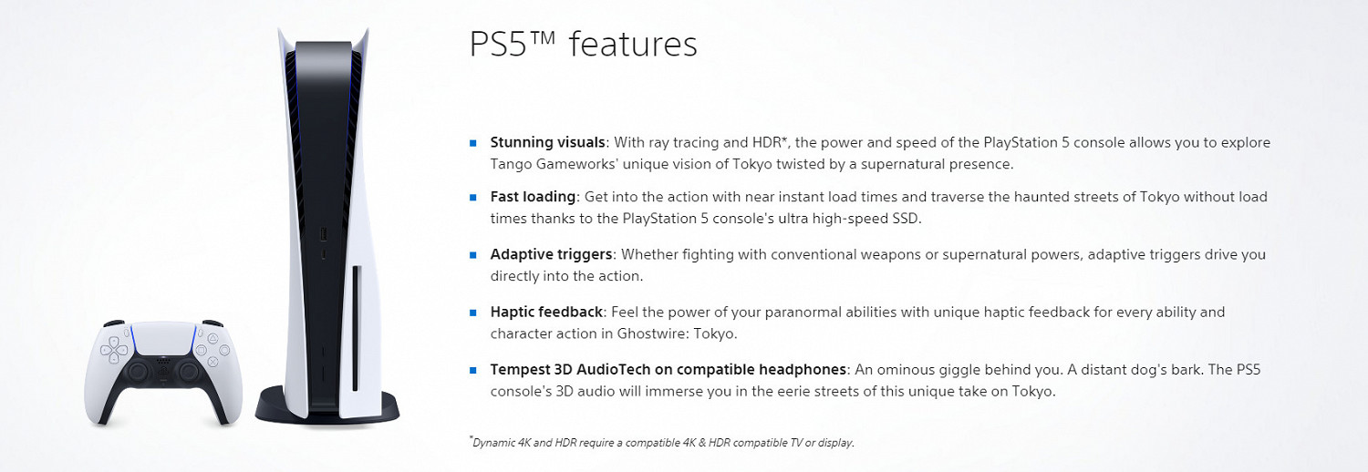 《幽靈線:東京》PS5支援光追/動態4K和HDR 《幽靈線:東京》PS5支援光追/動態4K和HDR