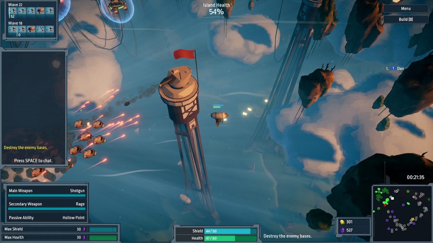 塔防建造遊戲《天空艦隊》已在Steam發售 塔防建造遊戲《天空艦隊》已在Steam發售