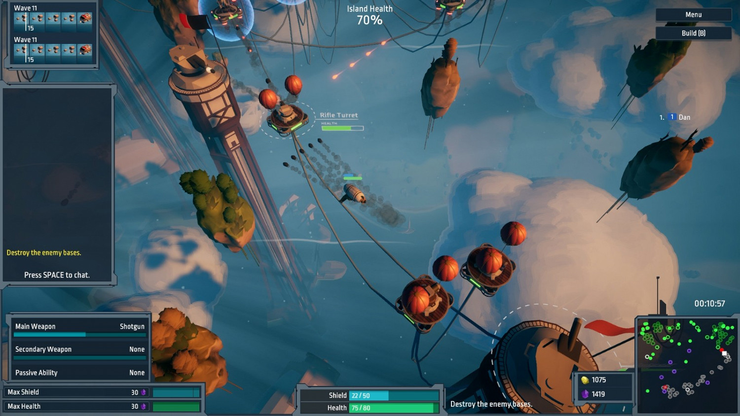 塔防建造遊戲《天空艦隊》已在Steam發售 塔防建造遊戲《天空艦隊》已在Steam發售