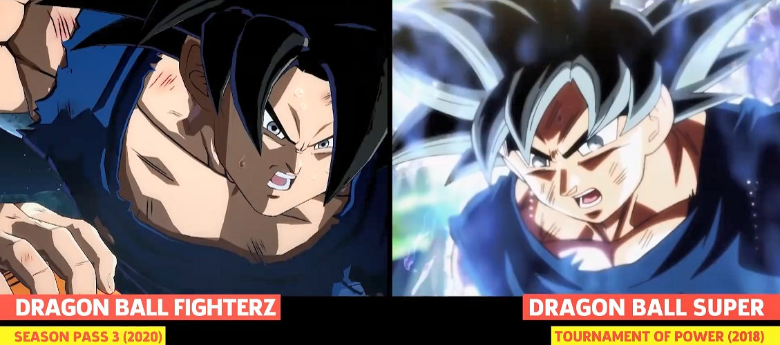 《七龍珠FighterZ》自在極意功悟空、卡芙拉與動畫對比