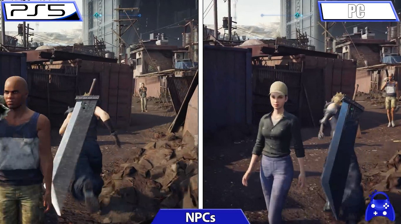 PC版3080《太空戰士7:重製版》與PS5畫面對比 基本一致 PC版3080《太空戰士7:重製版》與PS5畫面對比 基本一致