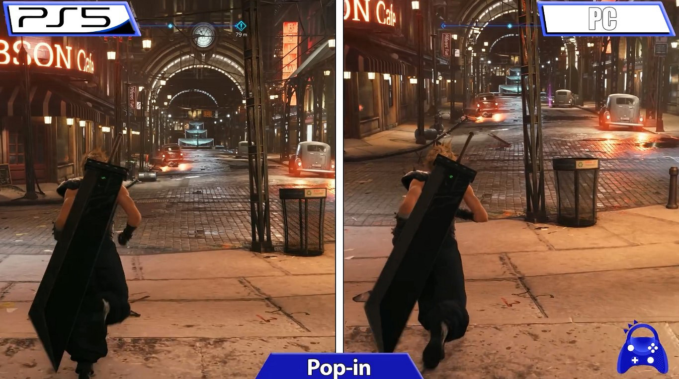 PC版3080《太空戰士7:重製版》與PS5畫面對比 基本一致 PC版3080《太空戰士7:重製版》與PS5畫面對比 基本一致