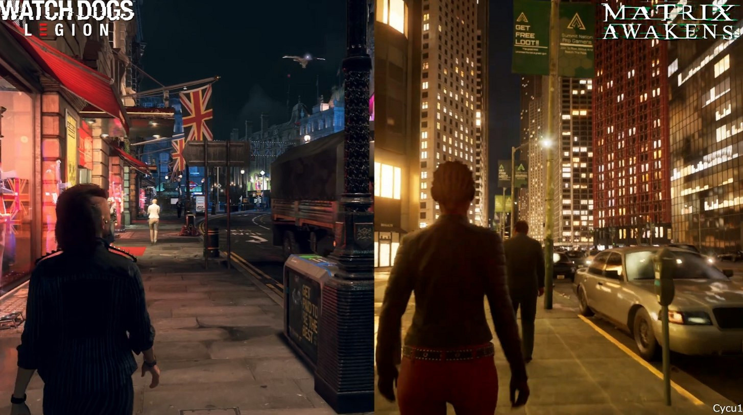 《看門狗：軍團》vs《駭客任務：覺醒》開放世界/光追對比