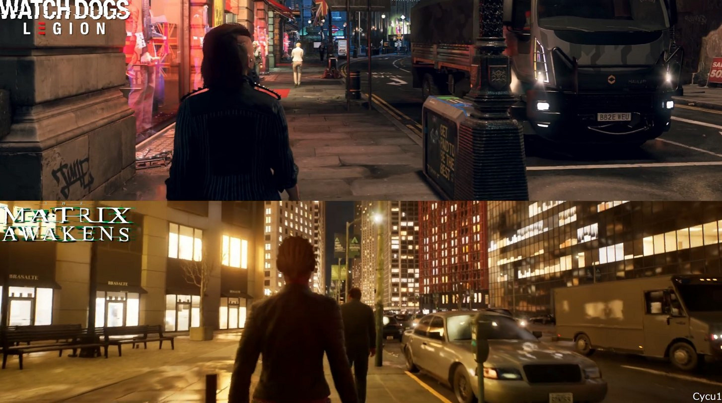 《看門狗：軍團》vs《駭客任務：覺醒》開放世界/光追對比