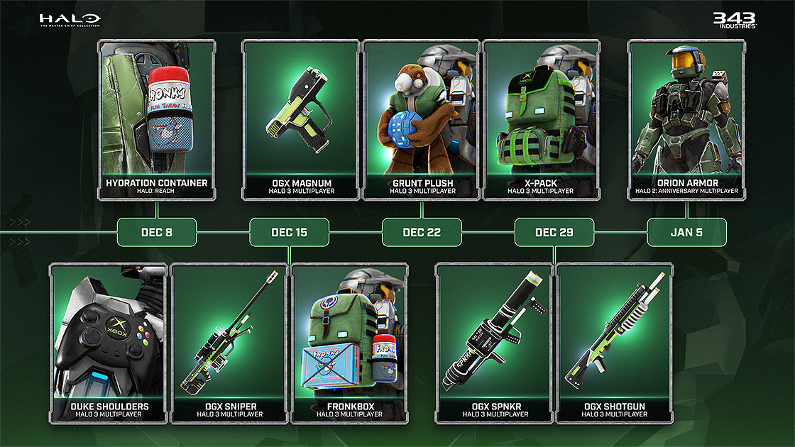 《最後一戰:士官長合集》今日新增周年紀念飾品 《最後一戰:士官長合集》今日新增周年紀念飾品