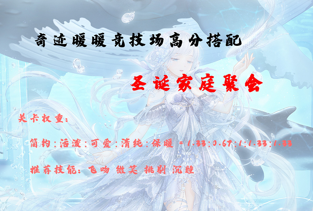 《奇蹟暖暖》聖誕家庭聚會高分搭配 奇蹟暖暖搭配競技場攻略2021