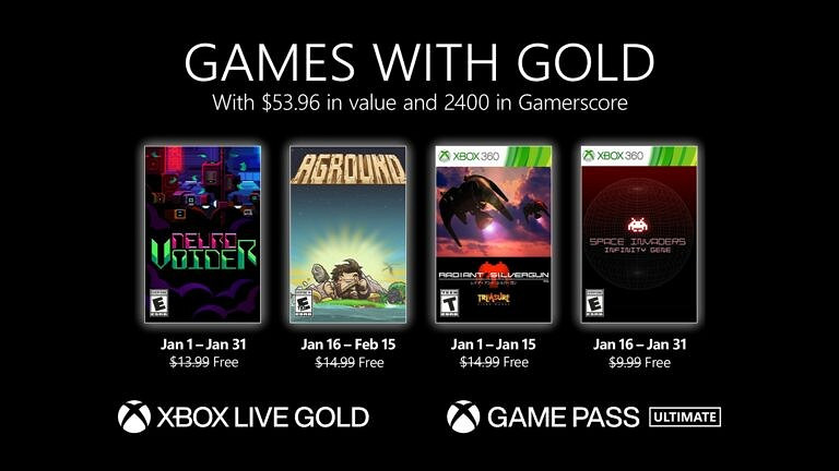 微軟公布2022年1月Xbox金會員及 Xbox Game Pass (XGP) U免費遊戲名單 微軟公布2022年1月Xbox金會員及 Xbox Game Pass (XGP) U免費遊戲名單