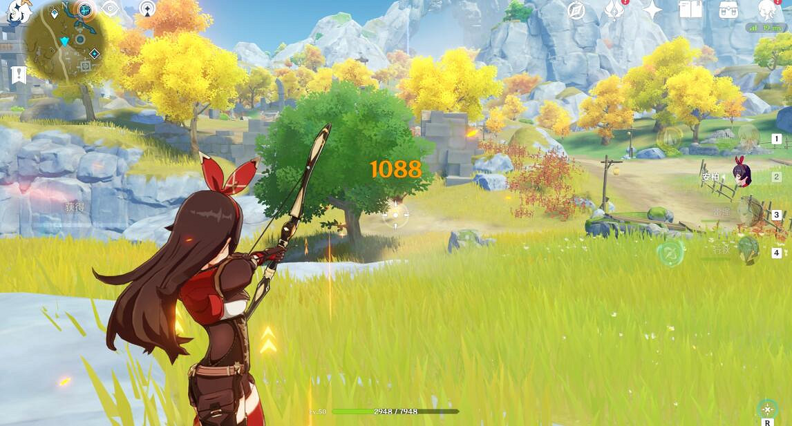 《原神》安柏強不強?安柏技能搭配心得分享 《原神》安柏強不強?安柏技能搭配心得分享