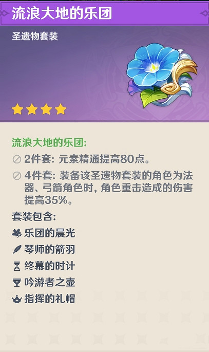 《原神》前期聖遺物怎麽選 前期聖遺物介紹