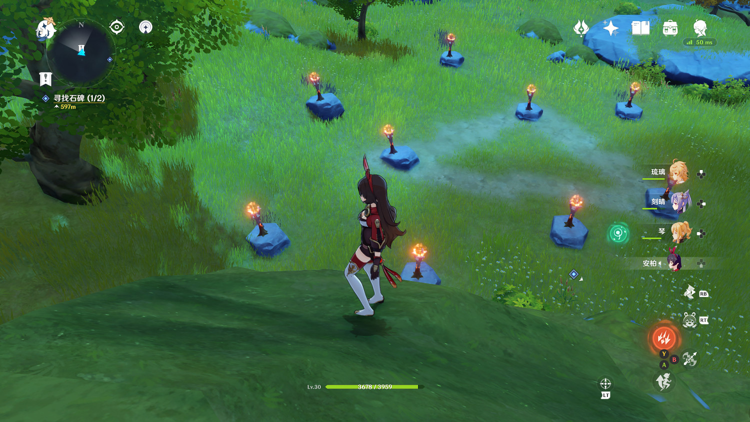 《原神》翠玦坡解密怎麽玩 翠玦坡火炬解密玩法分享