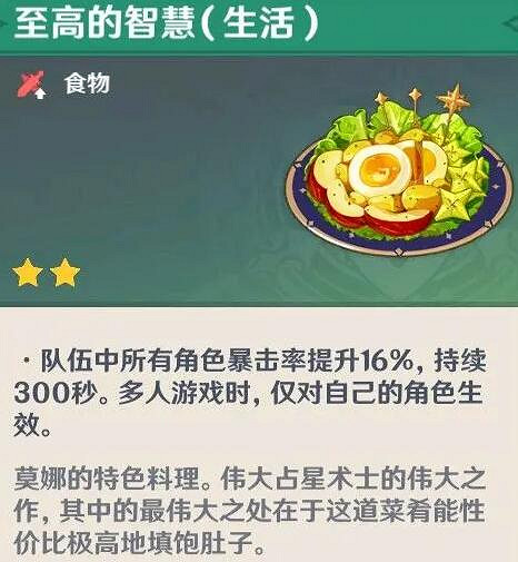 《原神》隱藏料理有哪些？隱藏料理一覽
