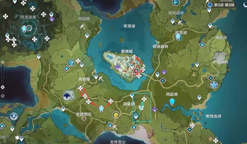 《原神》蒙德區域特產有哪些？蒙德區特產分布一覽