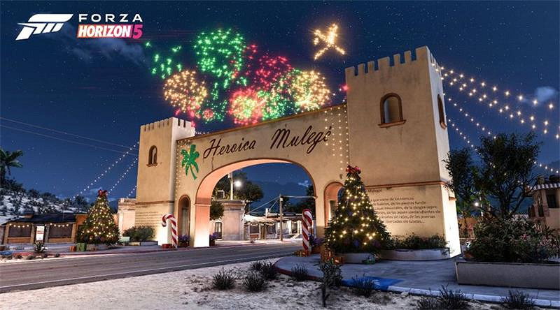 享受雪地之樂，《極限競速：地平線5》聖誕活動開啟