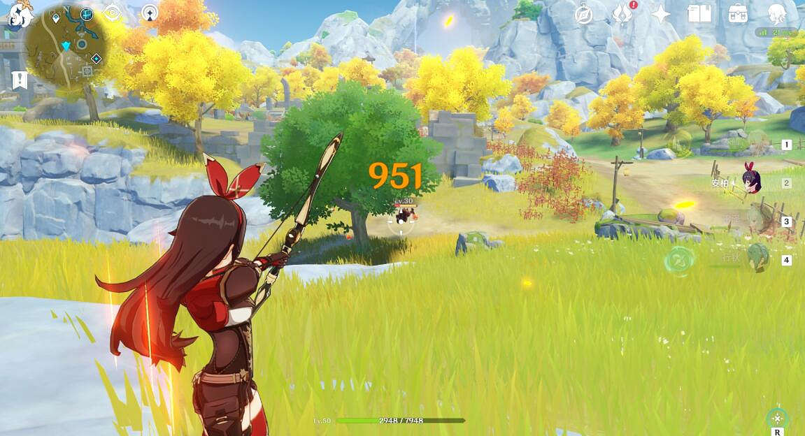 《原神》安柏強不強?安柏技能搭配心得分享 《原神》安柏強不強?安柏技能搭配心得分享