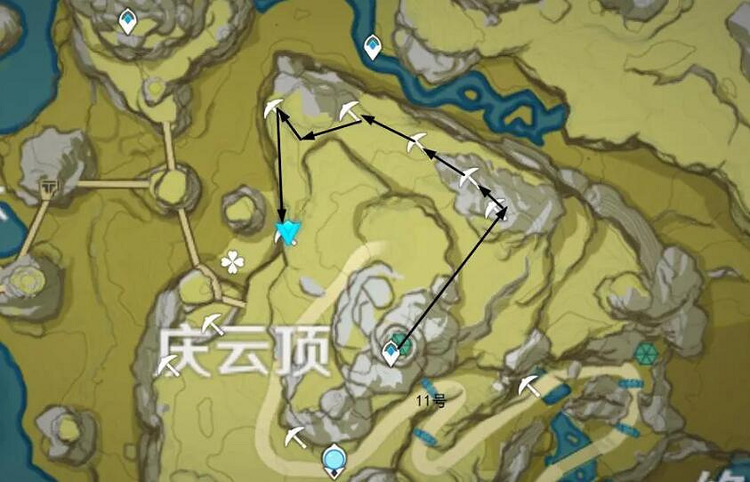 《原神》怎麽挖礦快？挖礦路線圖分享