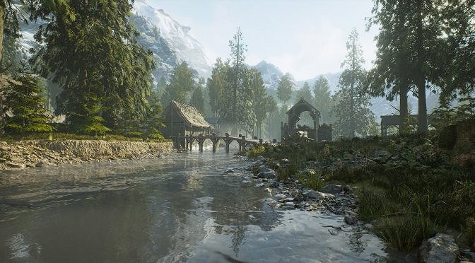 設計師利用虛幻5引擎重建《上古卷軸5》溪木鎮