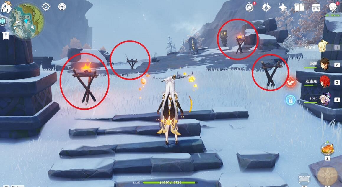 《原神》白堊與黑龍隱藏寶箱位置分享 白堊與黑龍寶箱在哪？