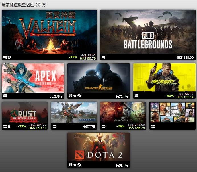 Steam2021年度最佳榜單公布 《最後一戰:無限》多次上榜 Steam2021年度最佳榜單公布 《最後一戰:無限》多次上榜