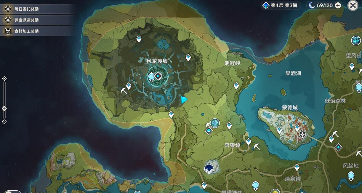 《原神》鳳龍廢墟寶箱刷新位置分享 鳳龍廢墟寶箱有哪些？