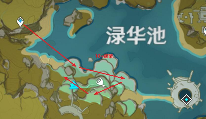 《原神》螃蟹怎麽抓？螃蟹分布位置點推薦