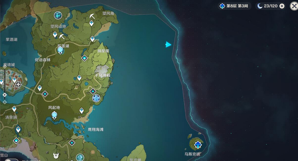 《原神》右上角的小島怎麽去？右上角的小島上去方法