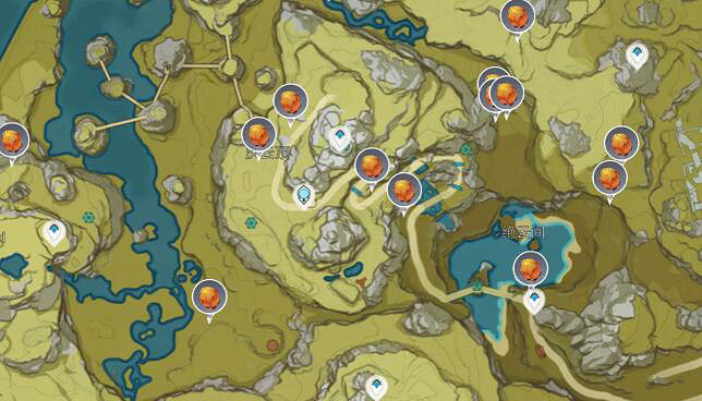 《原神》烈焰花花蕊位置在哪？烈焰花花蕊分布一覽