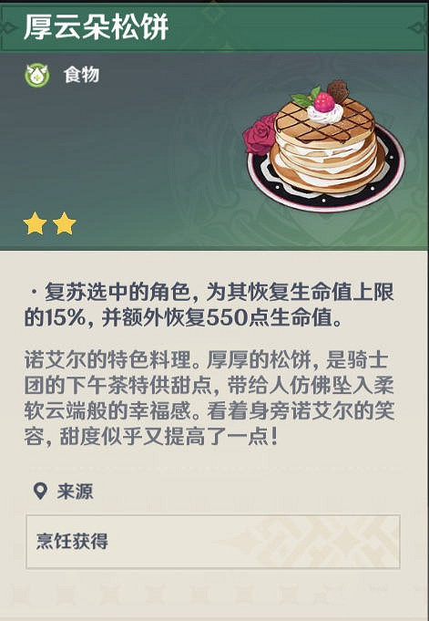《原神》角色特殊料理有什麽 遊戲角色特殊食物一覽