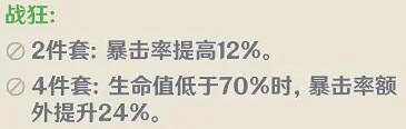 《原神》血戰之人怎麽得?血戰之人聖遺物解析 《原神》血戰之人怎麽得?血戰之人聖遺物解析