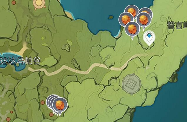 《原神》烈焰花花蕊位置在哪？烈焰花花蕊分布一覽