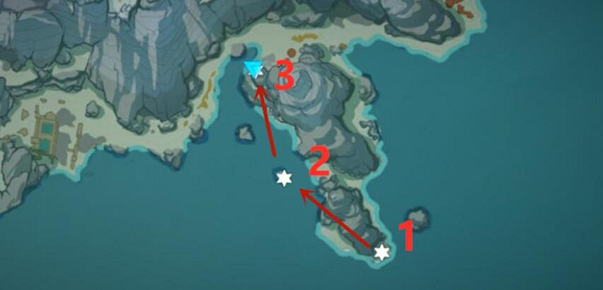 《原神》白堊與黑龍隱藏寶箱位置分享 白堊與黑龍寶箱在哪？