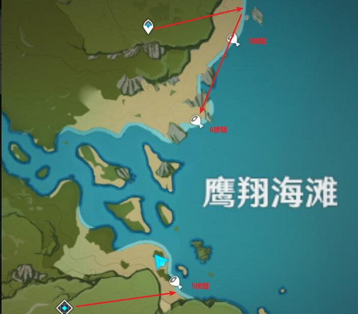 《原神》螃蟹怎麽抓？螃蟹分布位置點推薦