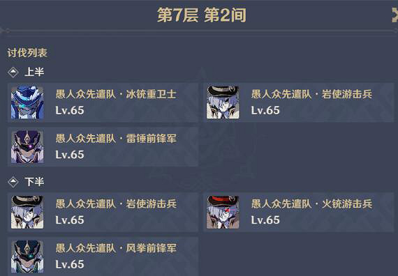 《原神》深淵第七層怎麽打？深淵第七層陣容推薦