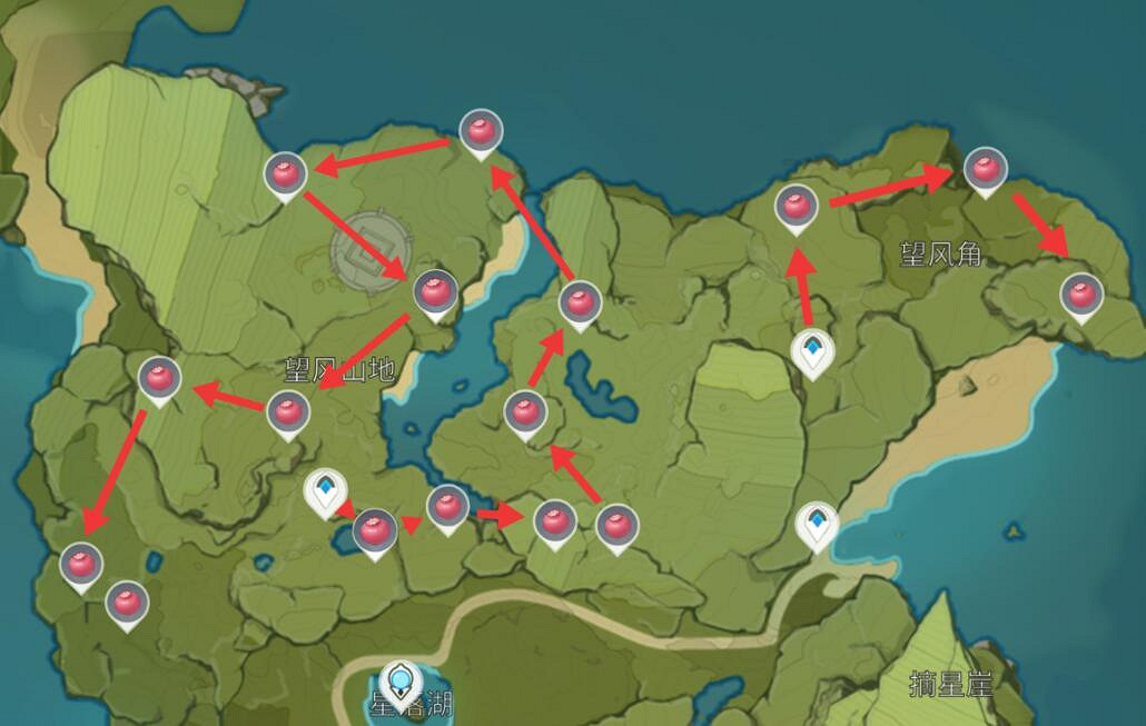 《原神》落落莓在哪採？落落果位置及採集路線一覽