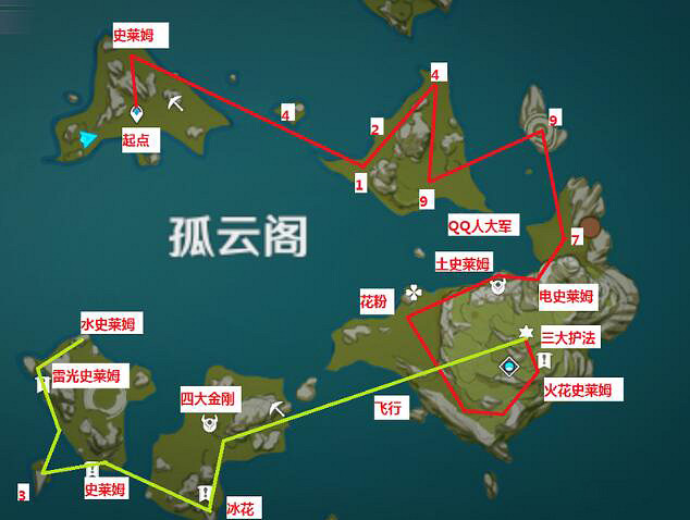 《原神》鋤地路線怎麽安排？鋤地路線圖推薦