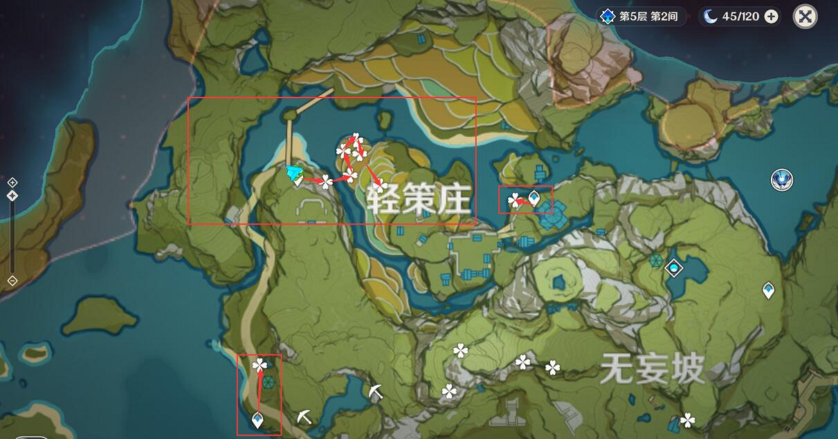 《原神》霓裳花在哪有？霓裳花分布圖路線分享