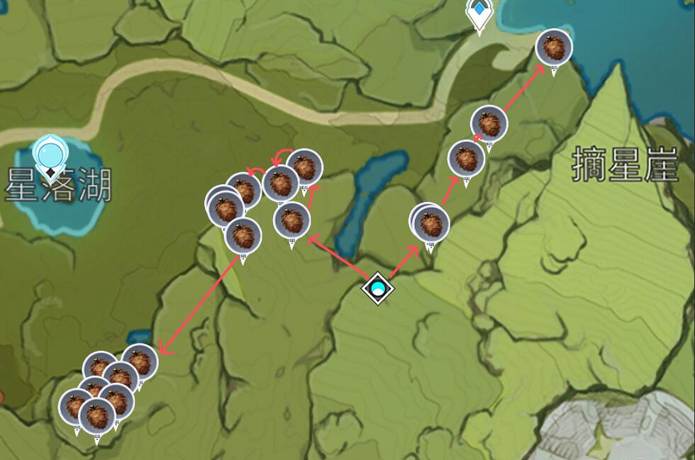 《原神》鬆果在哪裡採集？鬆果分布圖一覽