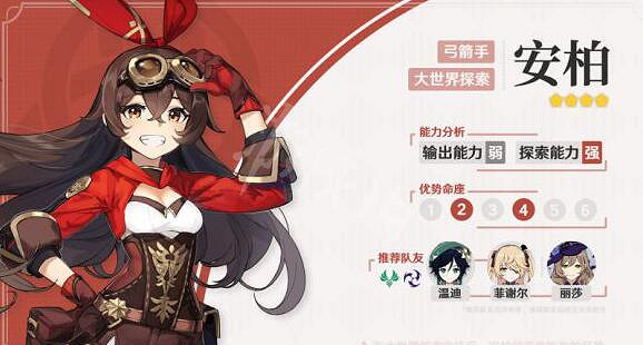 《原神》安柏值得培養嗎？安柏培養攻略