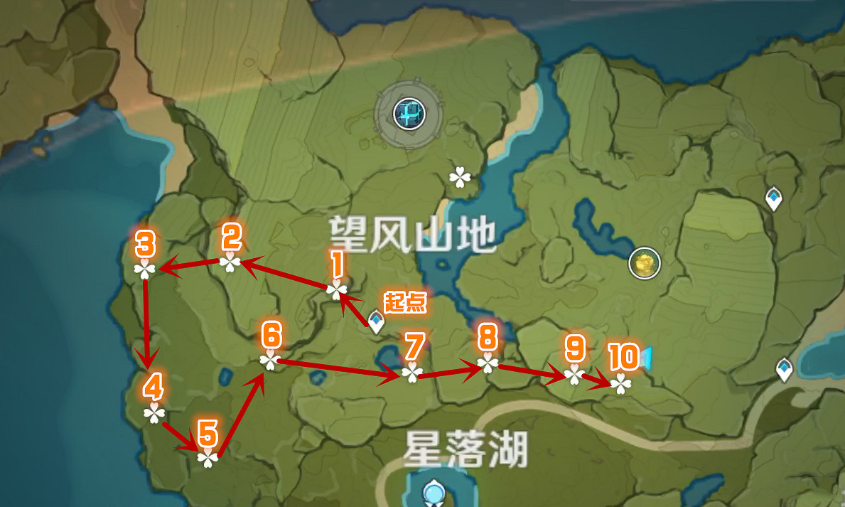 《原神》落落梅怎麽收集 落落梅收集路線分享