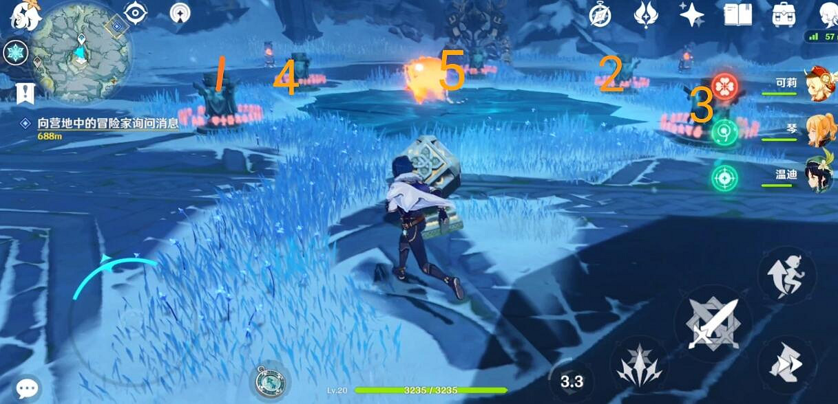 《原神》雪山仙靈任務怎麽做？雪山仙靈陣解密流程的詳細介紹