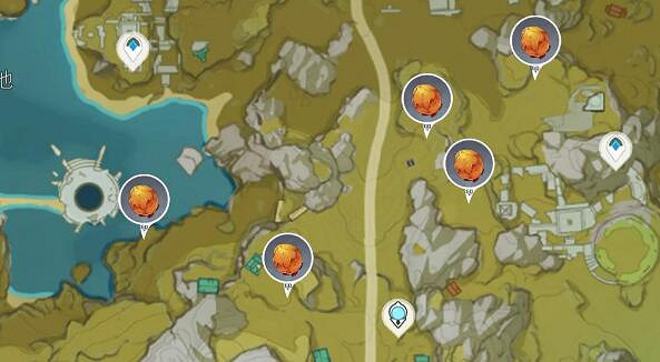 《原神》烈焰花花蕊位置在哪？烈焰花花蕊分布一覽