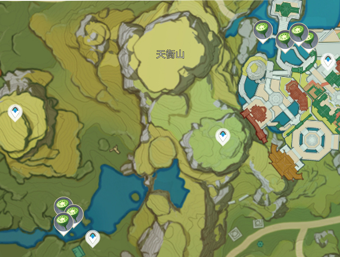 《原神》蓮蓬在哪刷 蓮蓬採集位置一覽 《原神》蓮蓬在哪刷 蓮蓬採集位置一覽